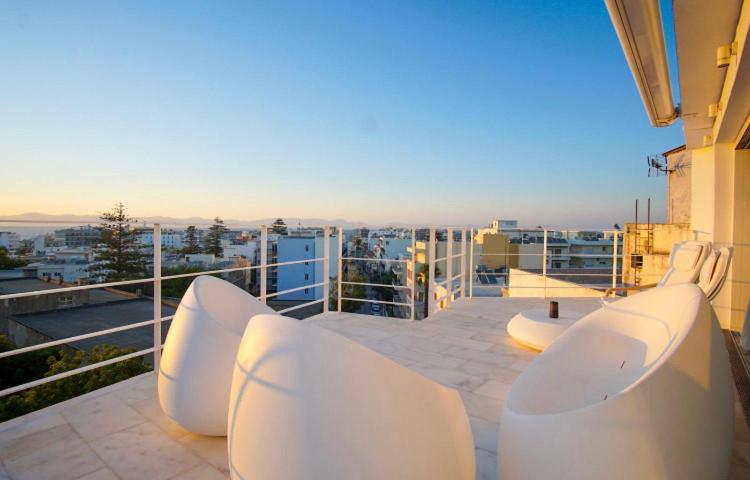 Panoramic View - Penthouse Daire Rhodes City Dış mekan fotoğraf